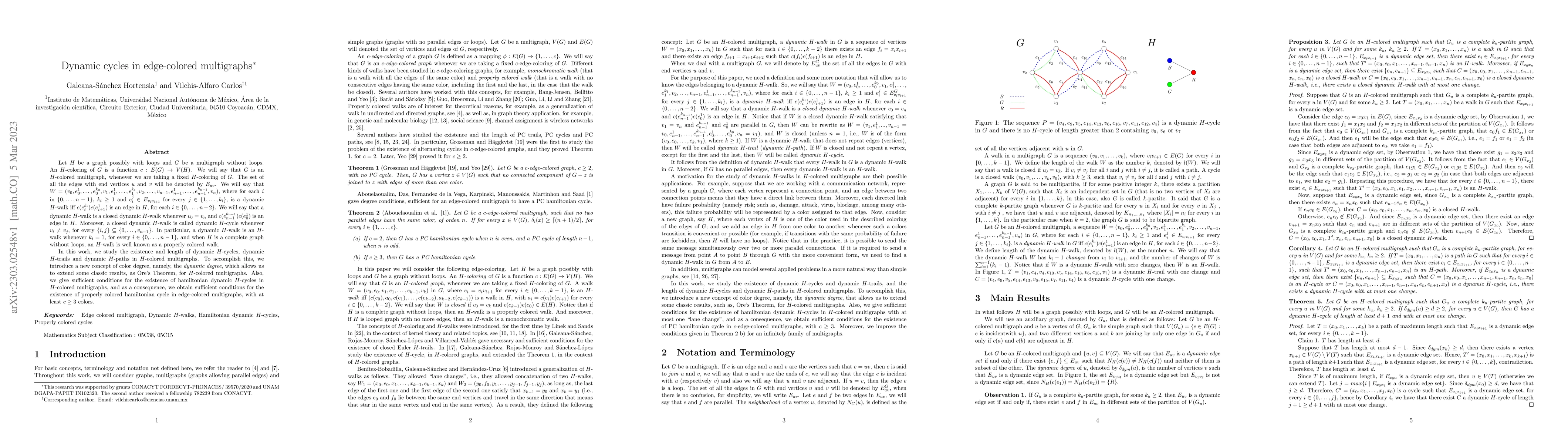 Thumbnail for Dynamic cycles in edge-colored multigraphs