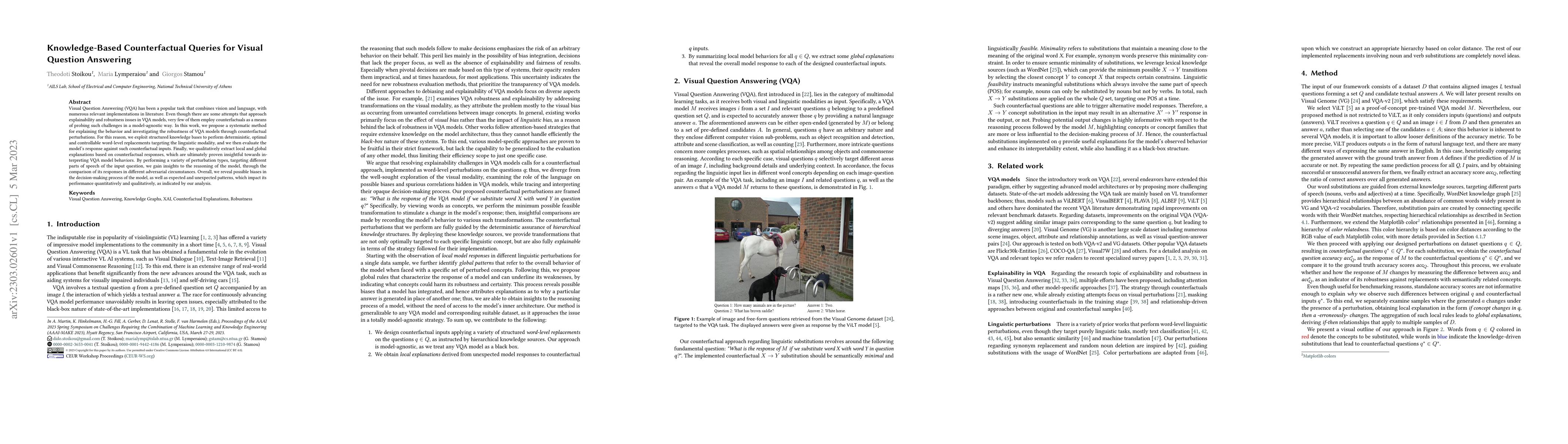 Thumbnail for Knowledge-Based Counterfactual Queries for Visual Question Answering