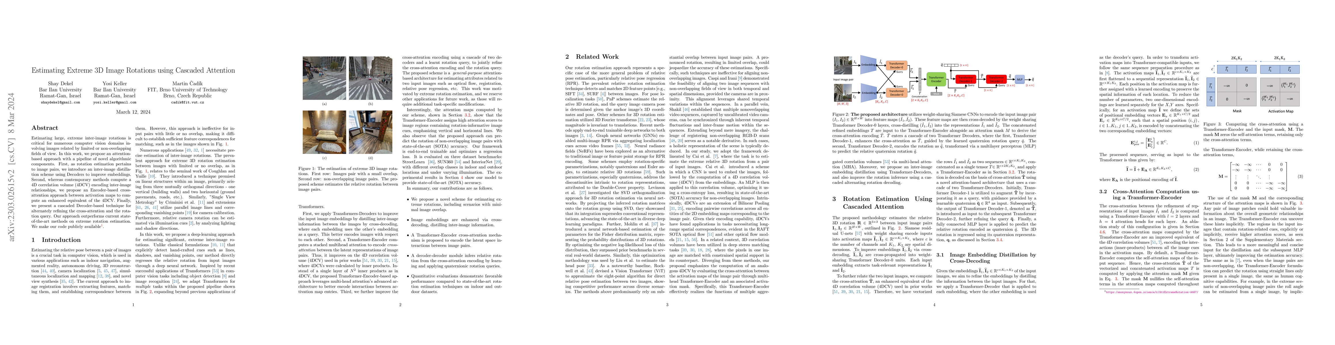 Thumbnail for Estimating Extreme 3D Image Rotation with Transformer Cross-Attention
