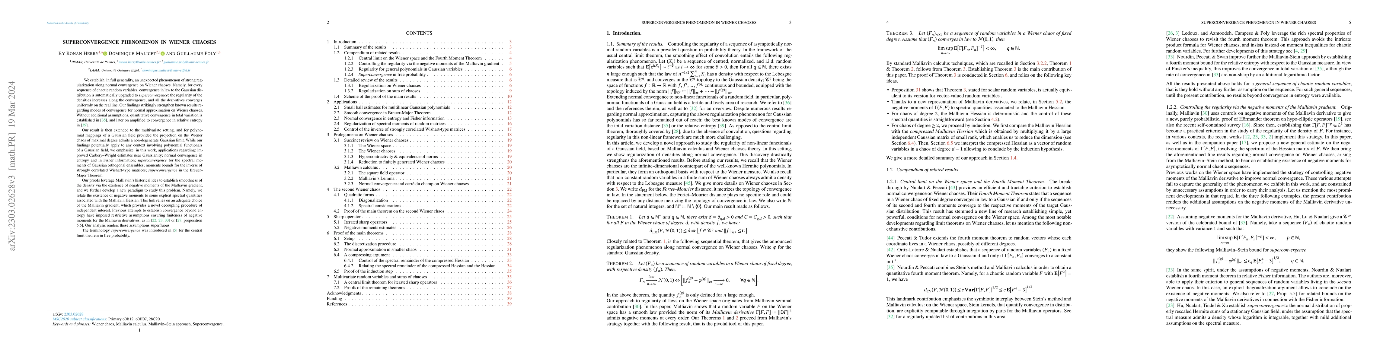 Thumbnail for Superconvergence phenomenon in Wiener chaoses