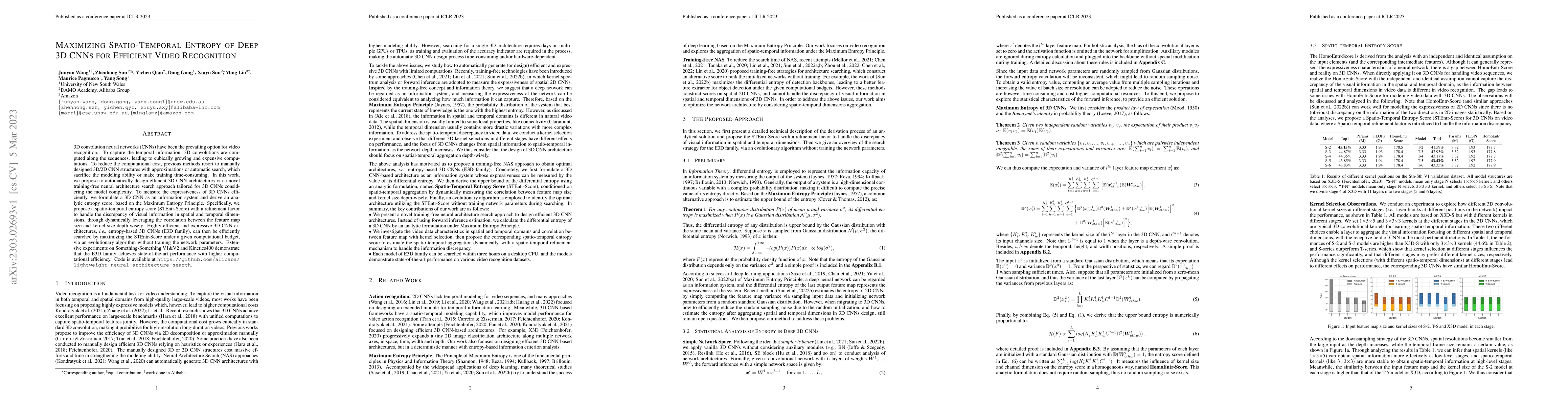 Thumbnail for Maximizing Spatio-Temporal Entropy of Deep 3D CNNs for Efficient Video
  Recognition