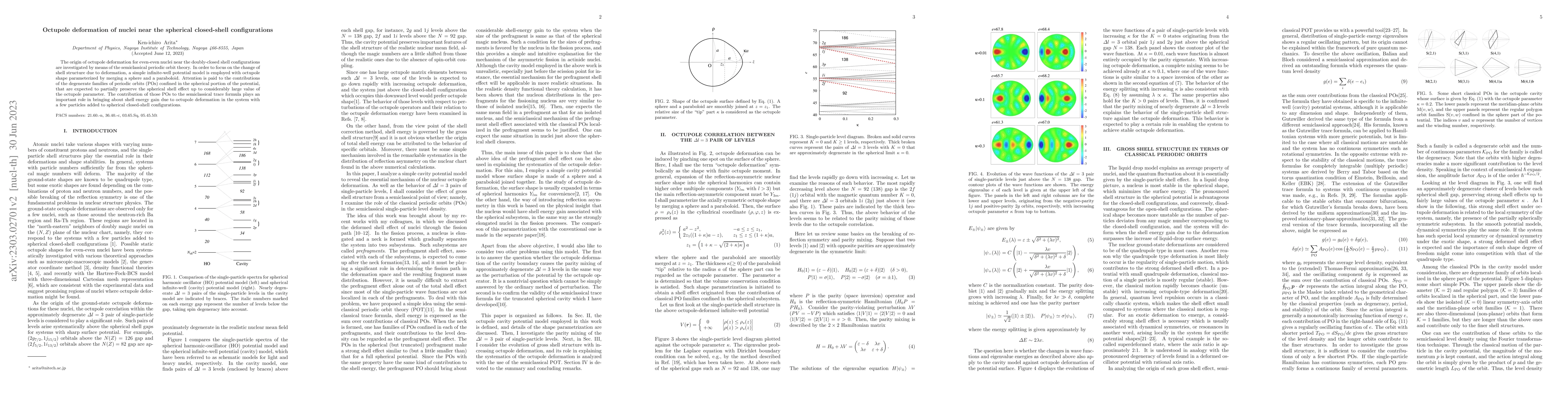 Thumbnail for Octupole deformation of nuclei near the spherical closed-shell
  configurations