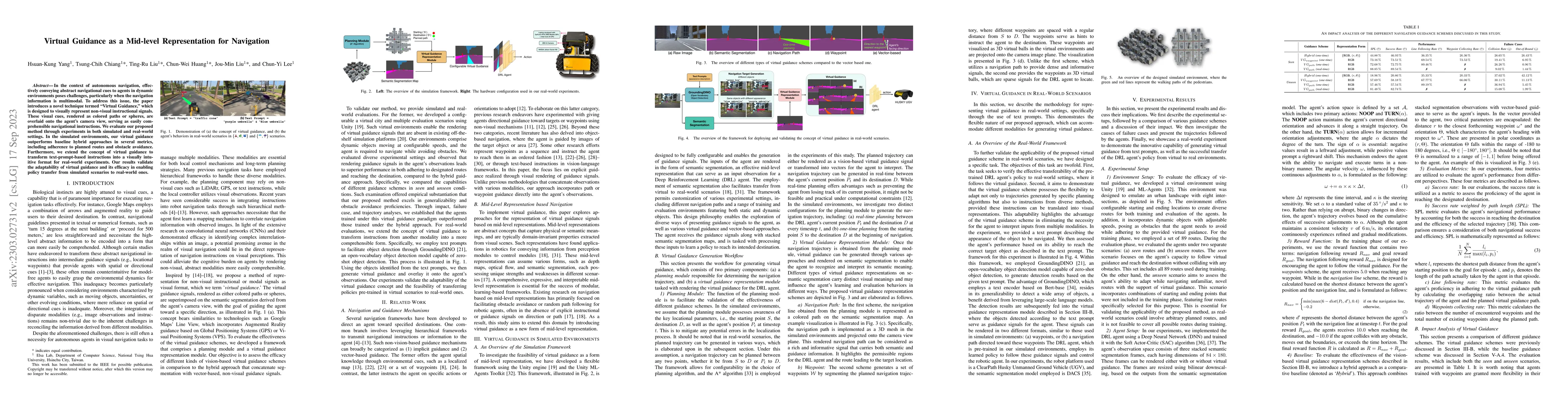 Thumbnail for Virtual Guidance as a Mid-level Representation for Navigation