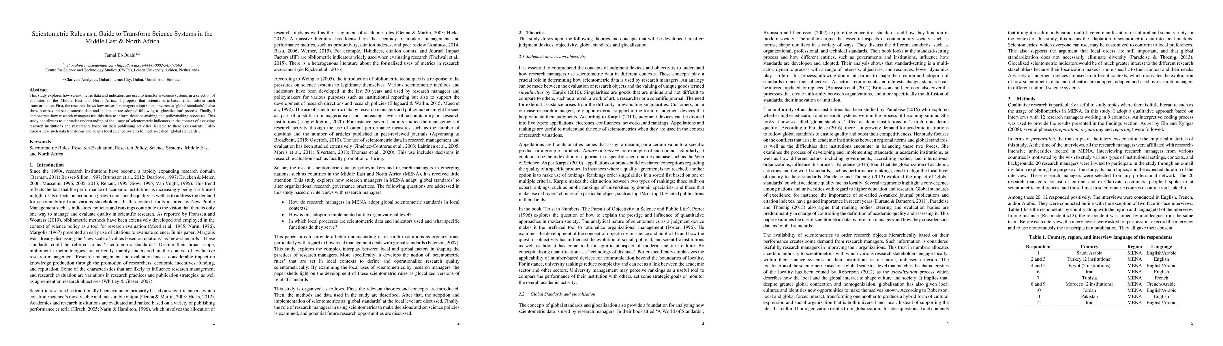 Thumbnail for Scientometric Rules as a Guide to Transform Science Systems in the
  Middle East & North Africa