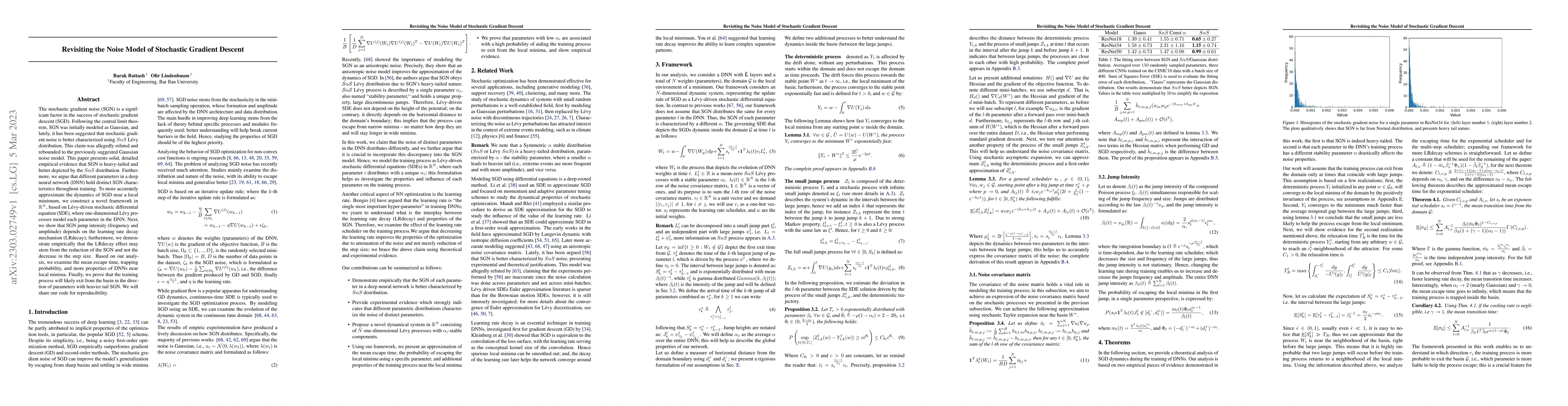 Thumbnail for Revisiting the Noise Model of Stochastic Gradient Descent