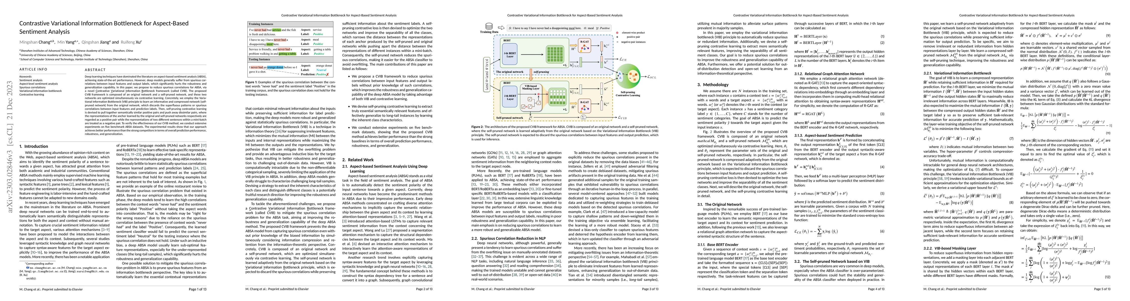 Thumbnail for Contrastive variational information bottleneck for aspect-based
  sentiment analysis