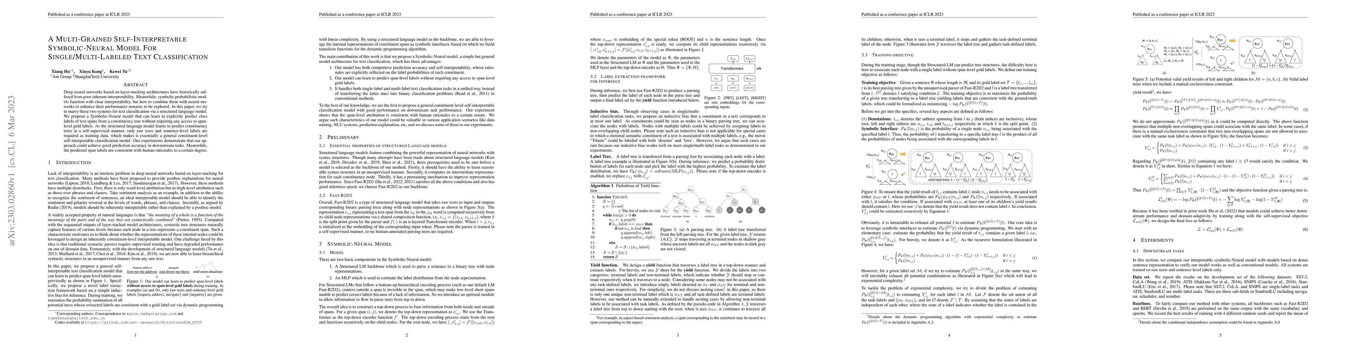 Thumbnail for A Multi-Grained Self-Interpretable Symbolic-Neural Model For
  Single/Multi-Labeled Text Classification