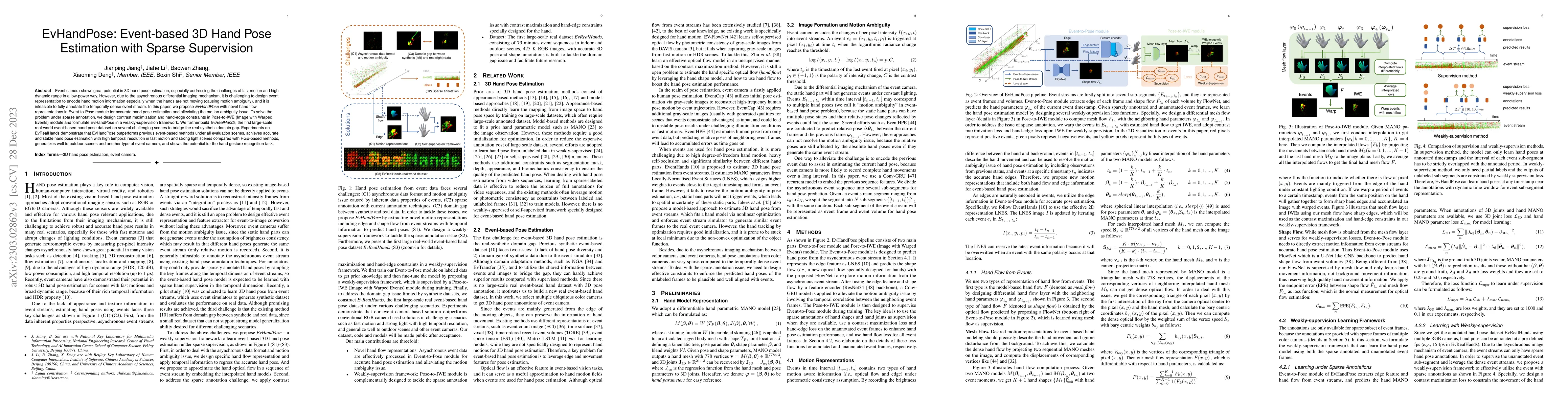 Thumbnail for EvHandPose: Event-based 3D Hand Pose Estimation with Sparse Supervision