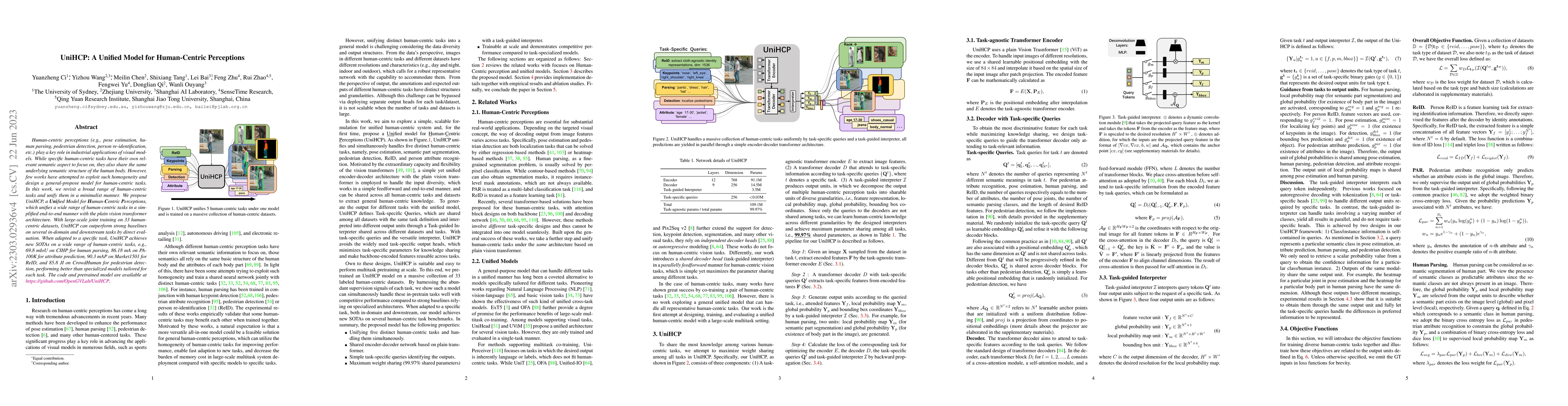 Thumbnail for UniHCP: A Unified Model for Human-Centric Perceptions