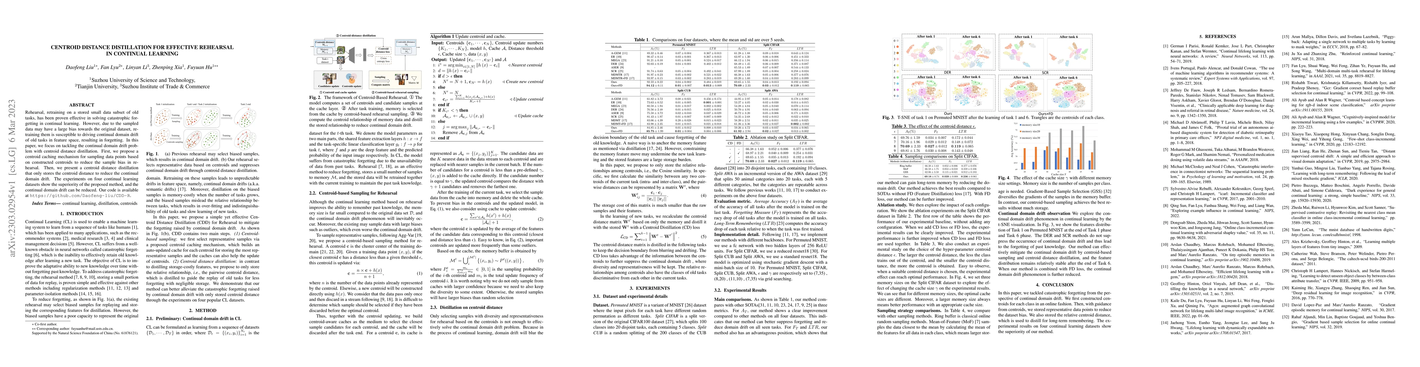 Thumbnail for Centroid Distance Distillation for Effective Rehearsal in Continual
  Learning