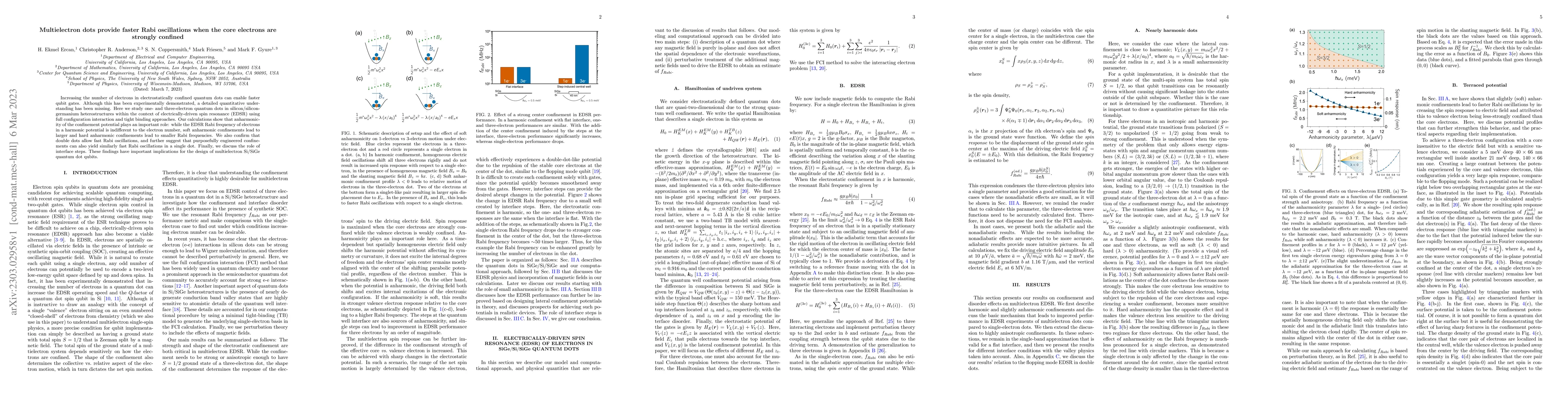 Thumbnail for Multielectron dots provide faster Rabi oscillations when the core
  electrons are strongly confined
