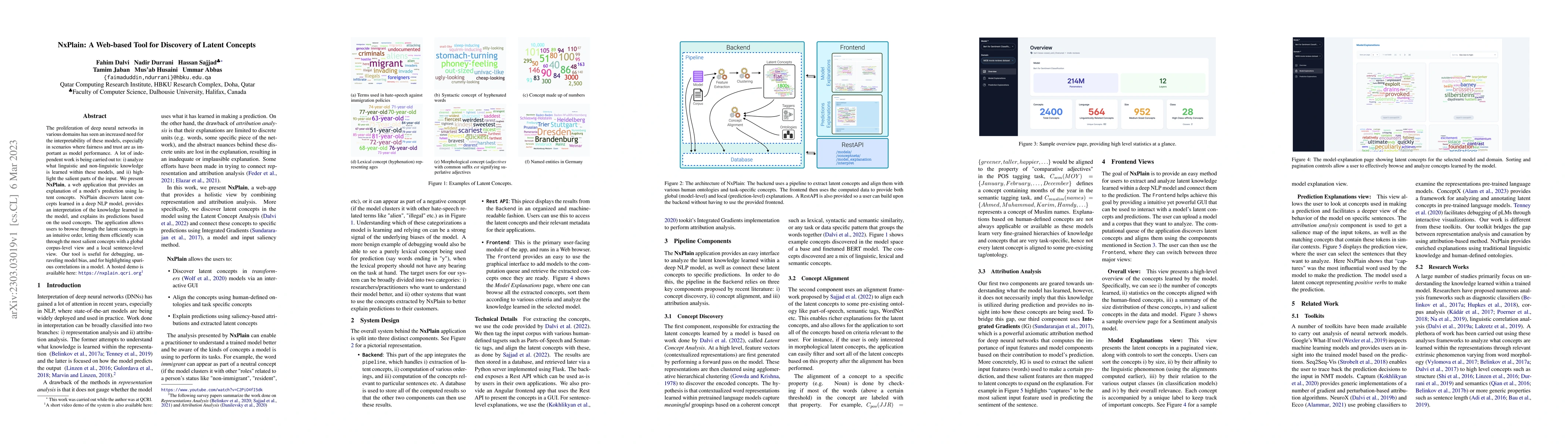 Thumbnail for NxPlain: Web-based Tool for Discovery of Latent Concepts