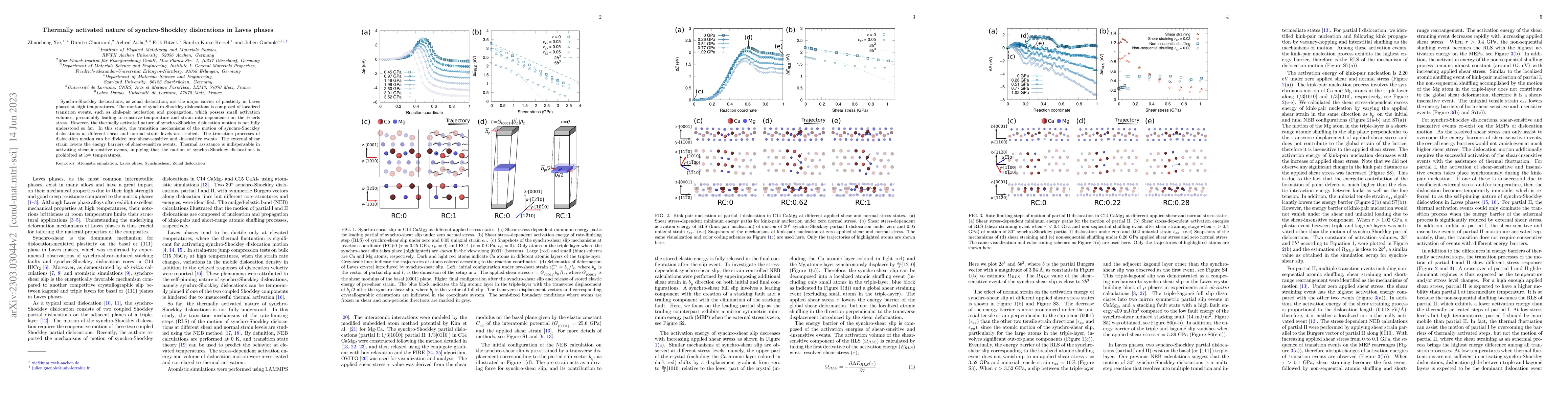 Thumbnail for Thermally activated nature of synchro-Shockley dislocations in Laves
  phases