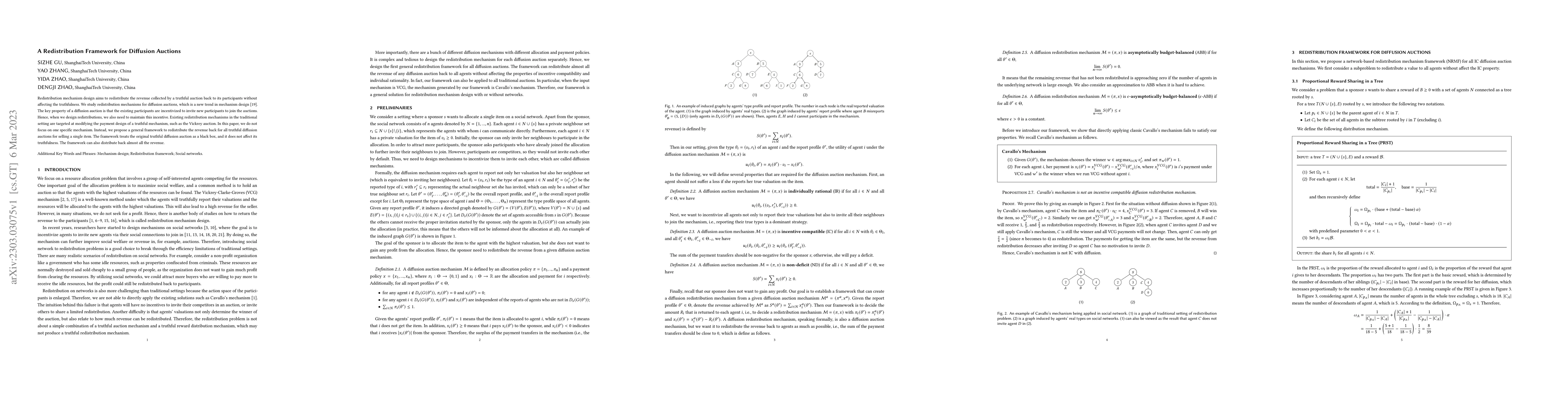 Thumbnail for A Redistribution Framework for Diffusion Auctions