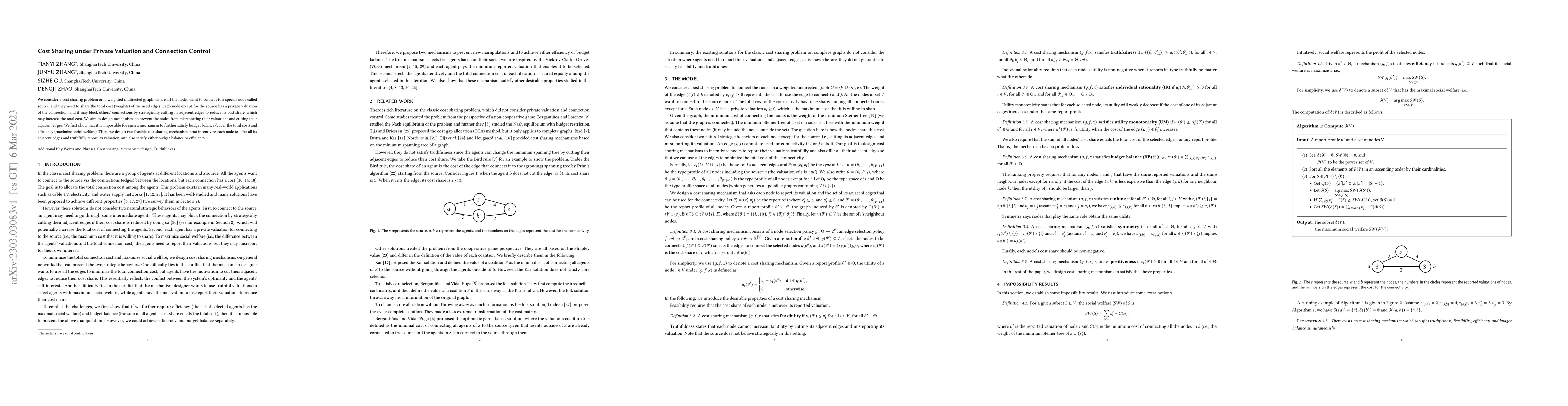 Thumbnail for Cost Sharing under Private Valuation and Connection Control