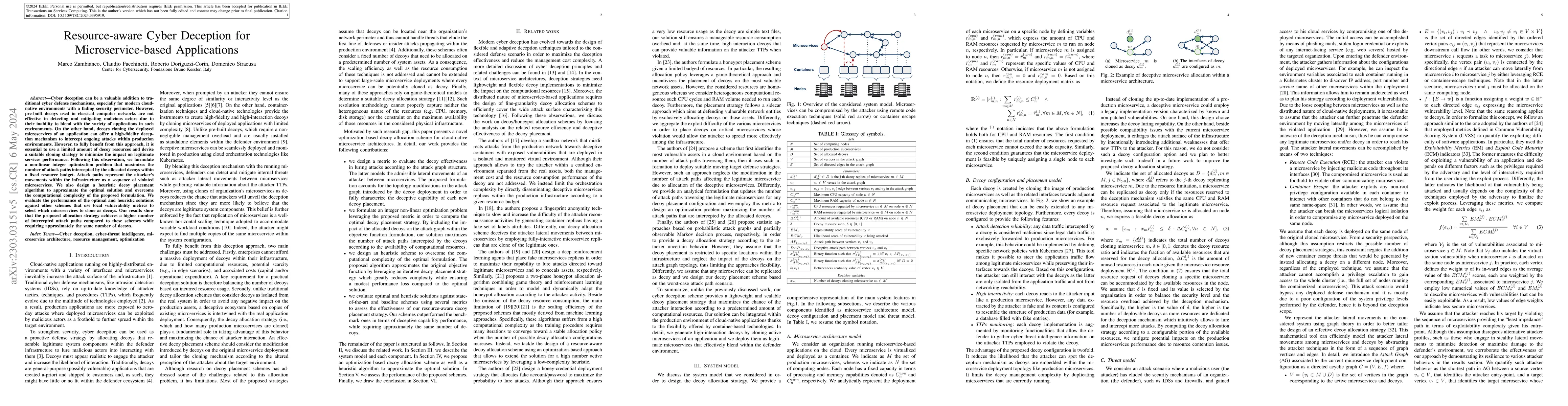 Thumbnail for Resource-aware Cyber Deception for Microservice-based Applications