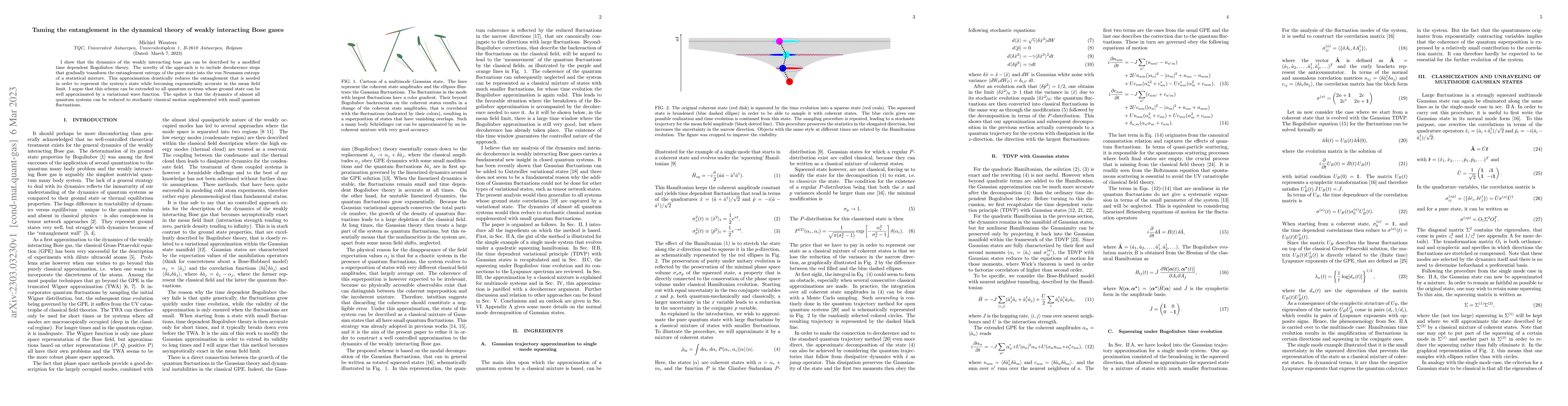 Thumbnail for Taming the entanglement in the dynamical theory of weakly interacting
  Bose gases