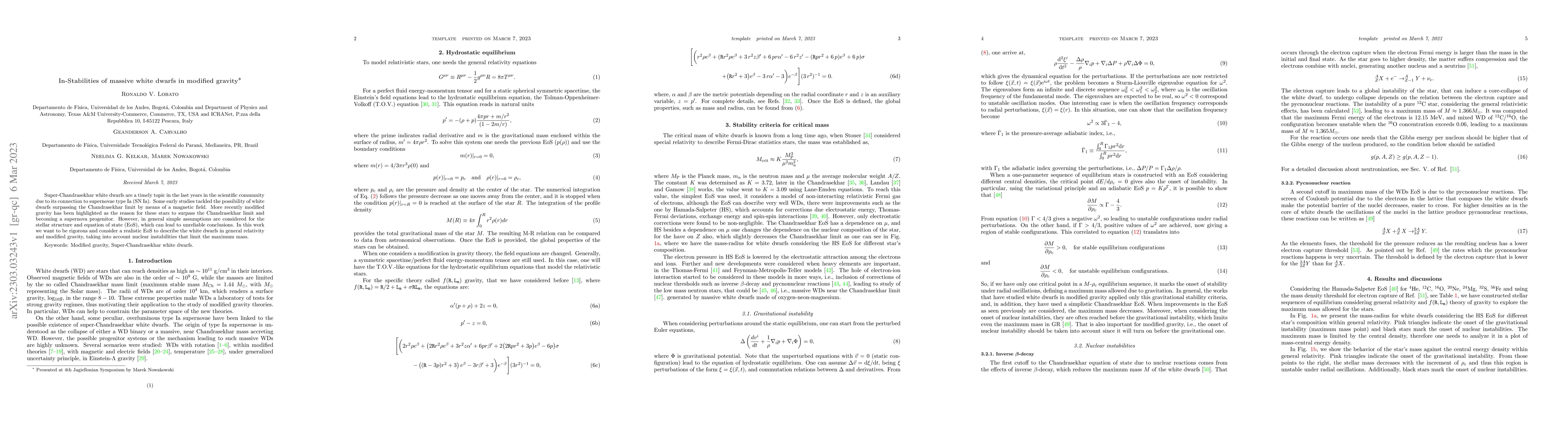 Thumbnail for In-Stabilities of massive white dwarfs in modified gravity