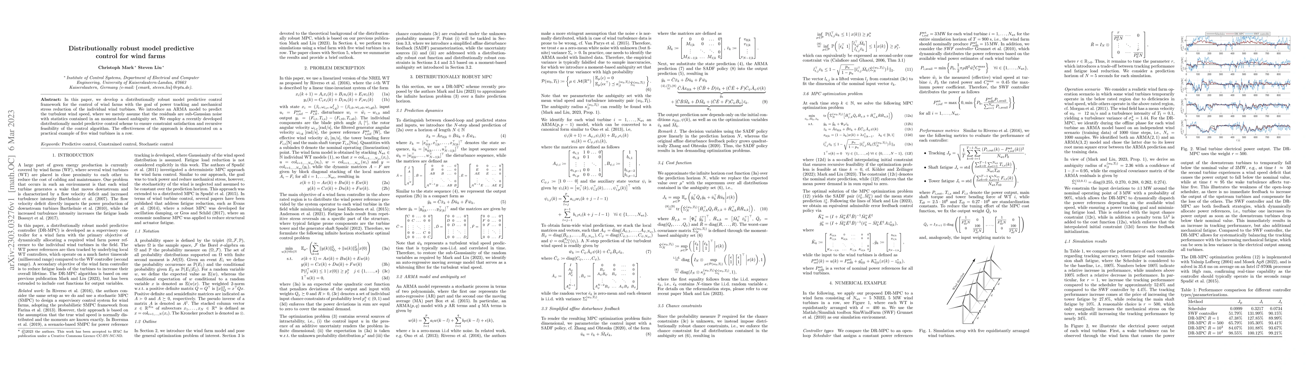 Thumbnail for Distributionally robust model predictive control for wind farms