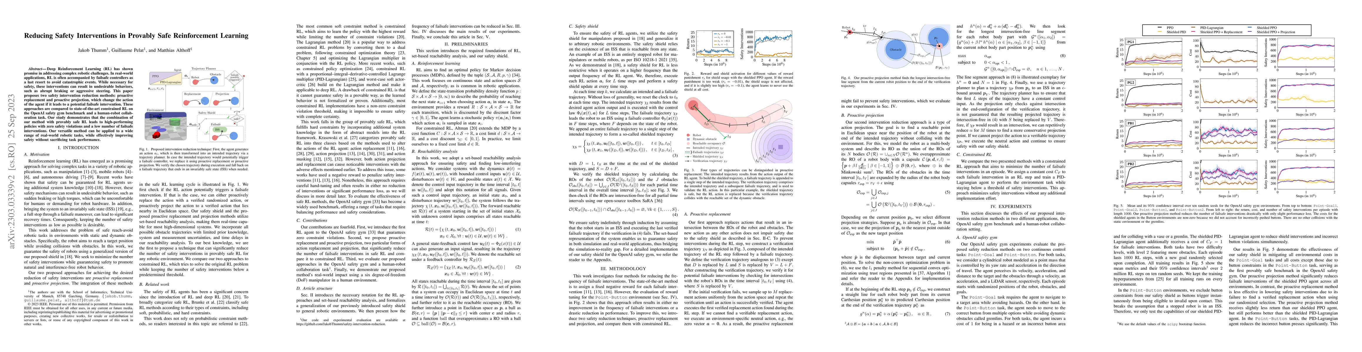 Thumbnail for Reducing Safety Interventions in Provably Safe Reinforcement Learning