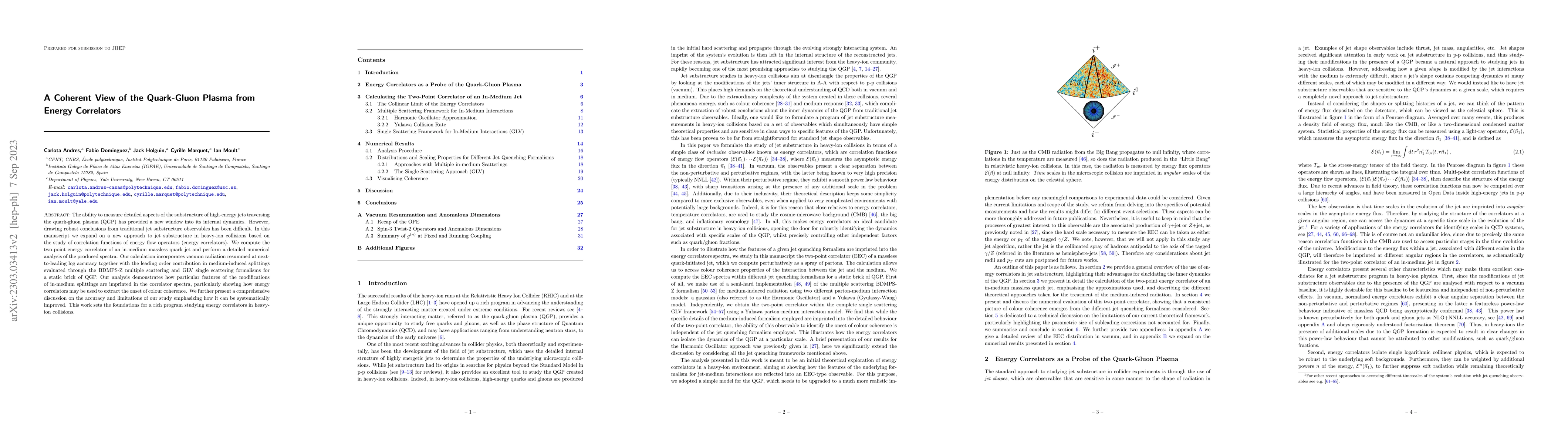 Thumbnail for A Coherent View of the Quark-Gluon Plasma from Energy Correlators