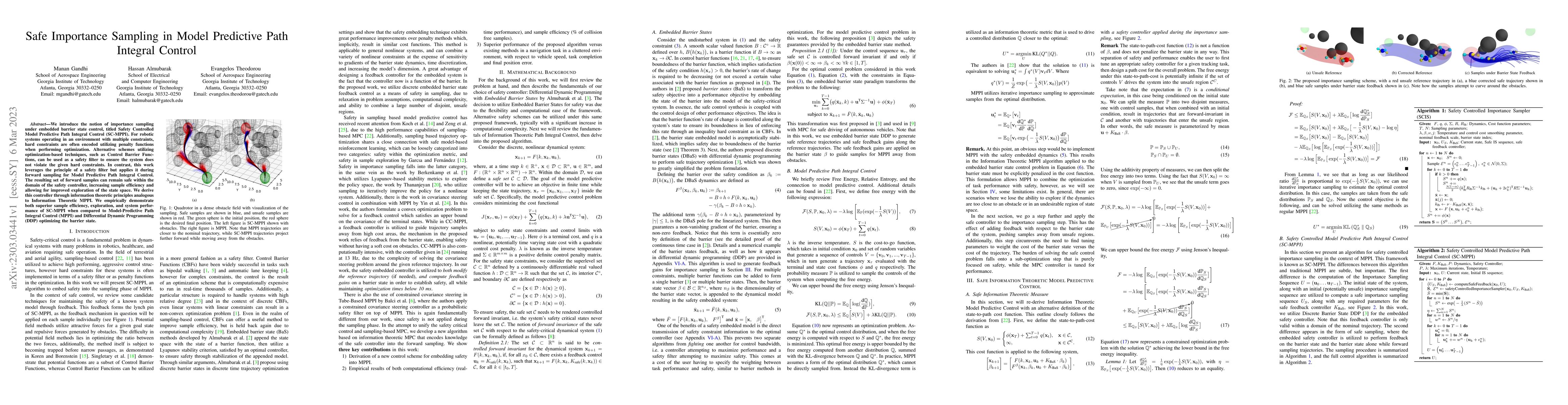 Thumbnail for Safe Importance Sampling in Model Predictive Path Integral Control