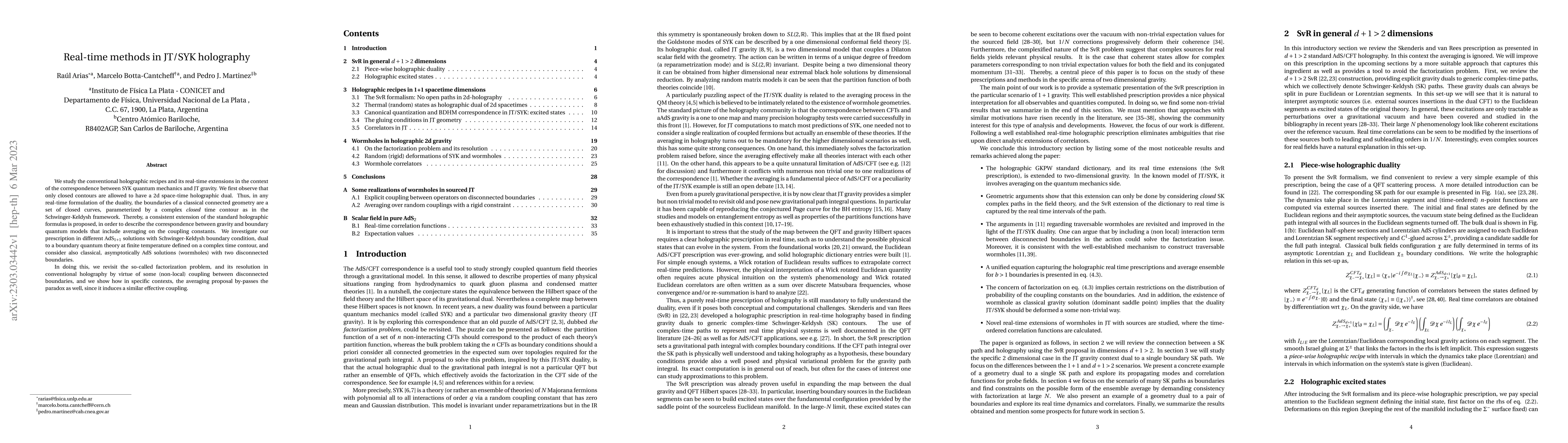 Thumbnail for Real-time methods in JT/SYK holography
