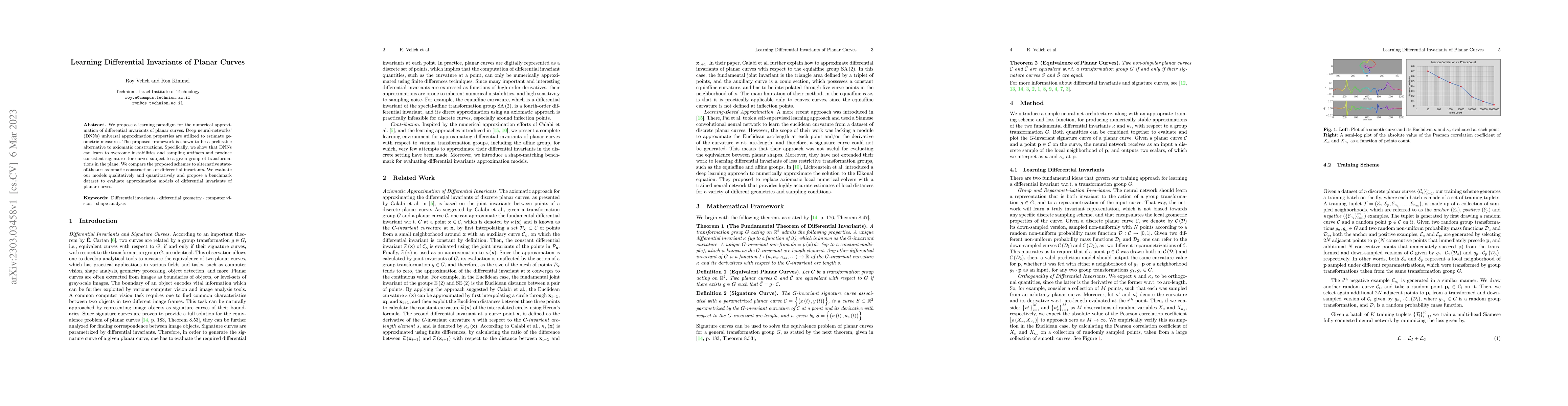 Thumbnail for Learning Differential Invariants of Planar Curves