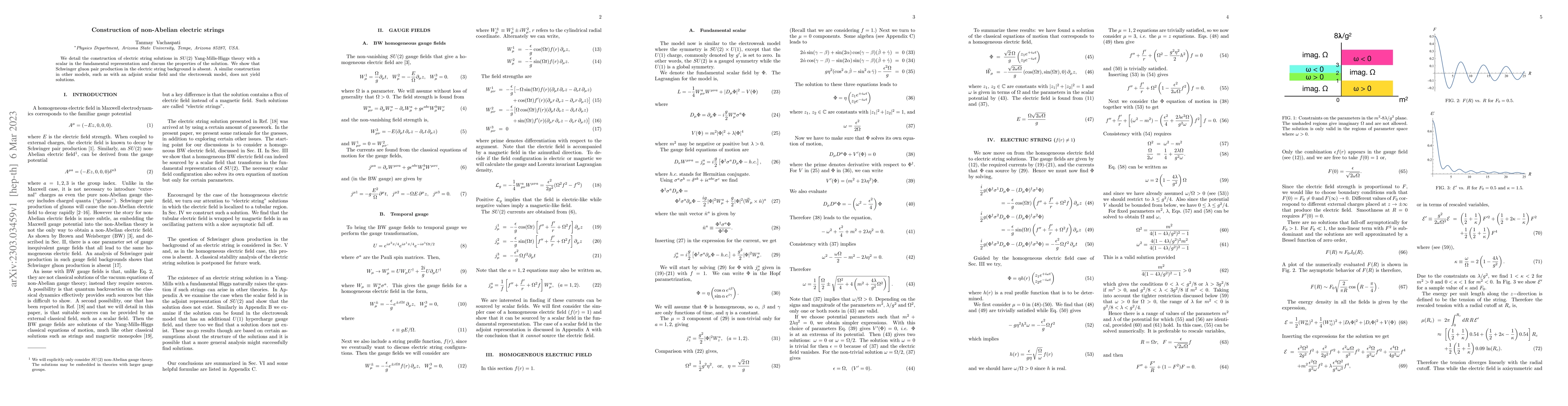 Thumbnail for Construction of non-Abelian electric strings