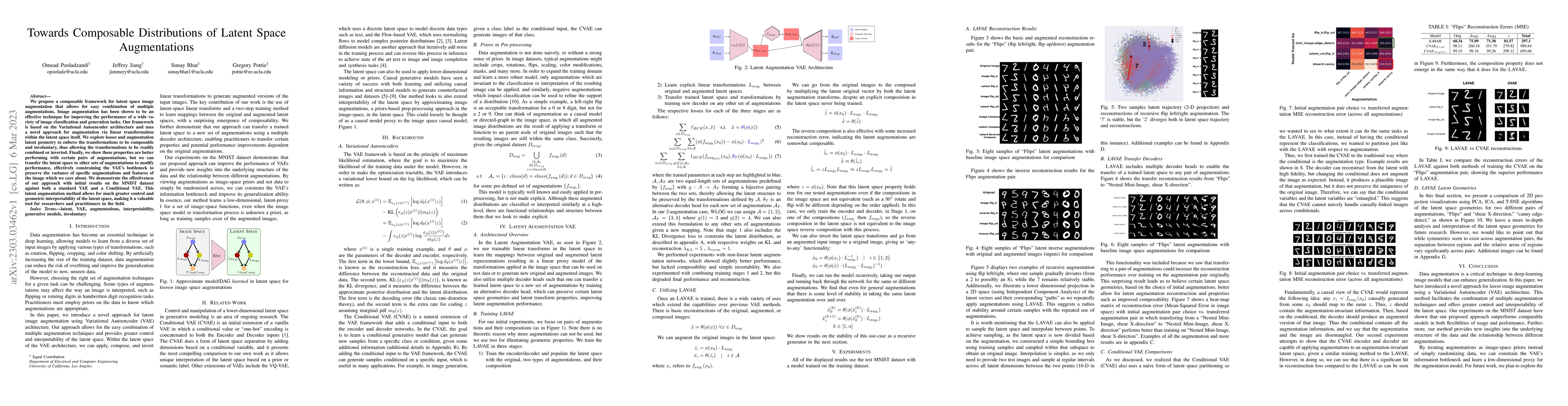 Thumbnail for Towards Composable Distributions of Latent Space Augmentations