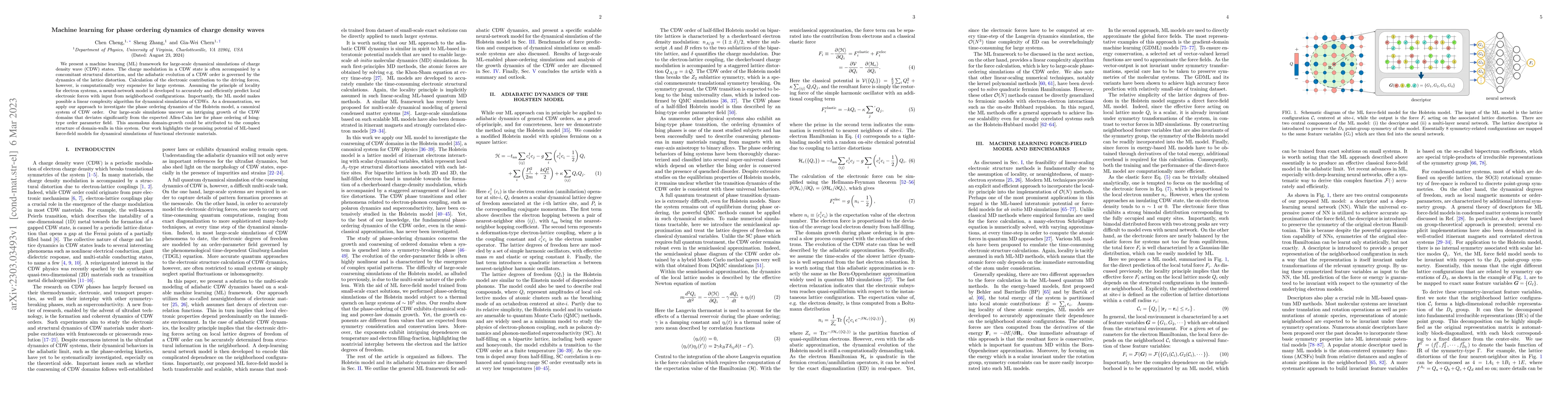 Thumbnail for Machine learning for phase ordering dynamics of charge density waves