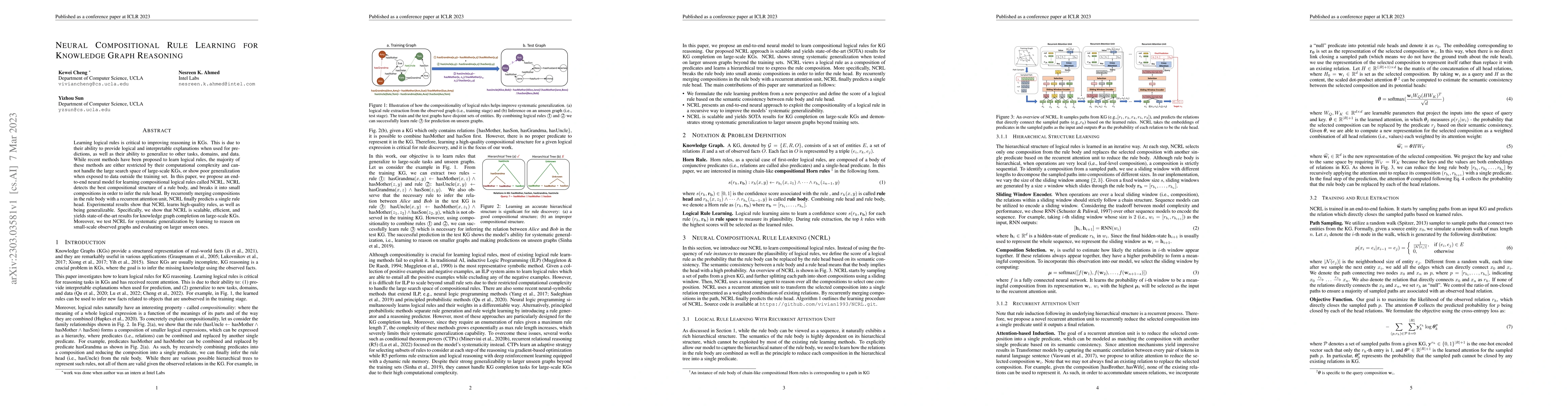 Thumbnail for Neural Compositional Rule Learning for Knowledge Graph Reasoning