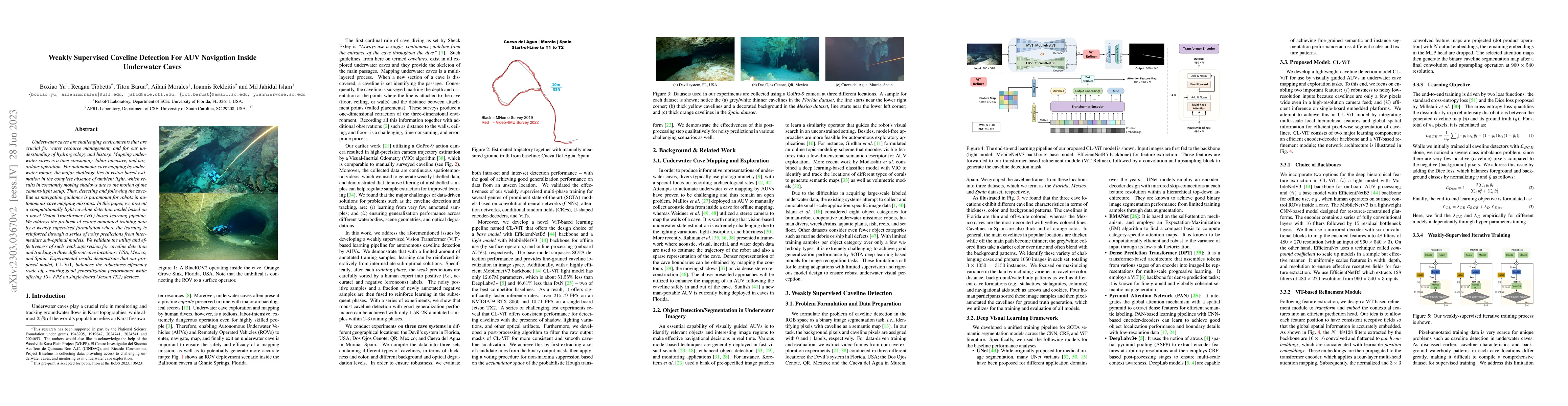 Thumbnail for Weakly Supervised Caveline Detection For AUV Navigation Inside
  Underwater Caves