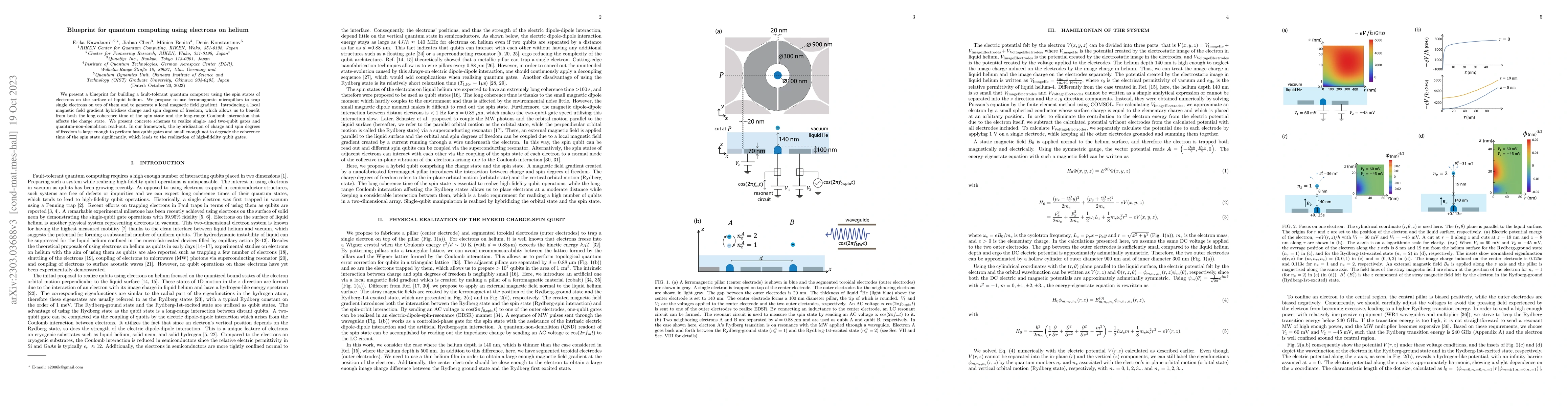 Thumbnail for Blueprint for quantum computing using electrons on helium