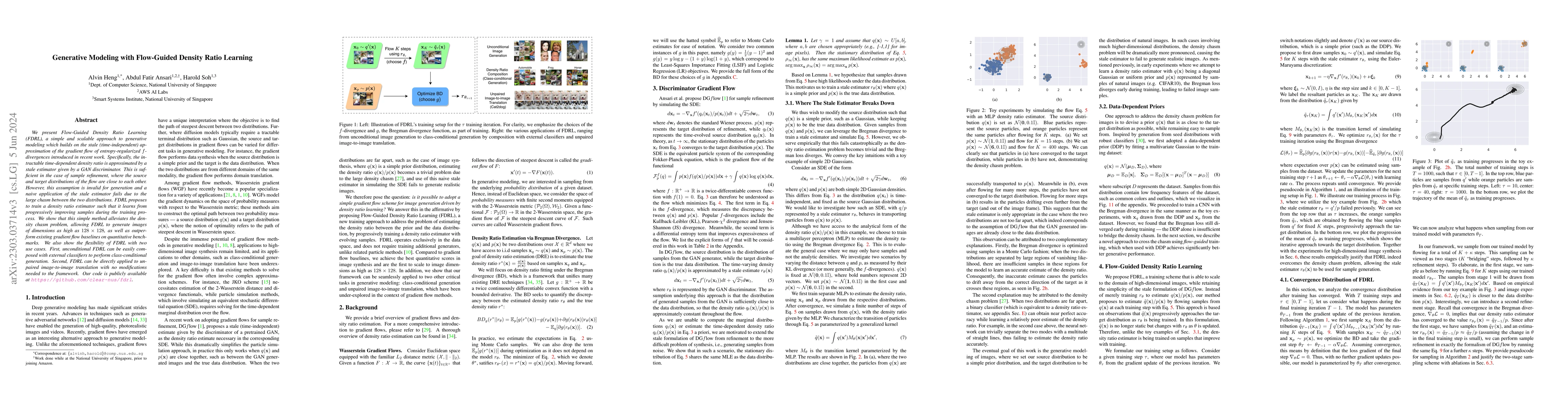 Thumbnail for Generative Modeling with Flow-Guided Density Ratio Learning