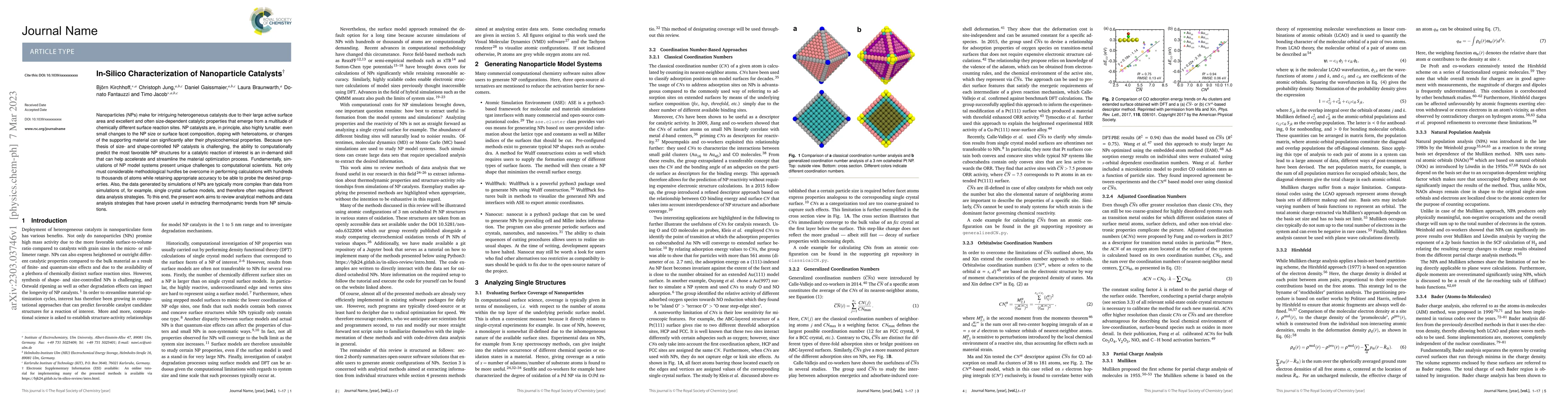 Thumbnail for In-Silico Characterization of Nanoparticle Catalysts
