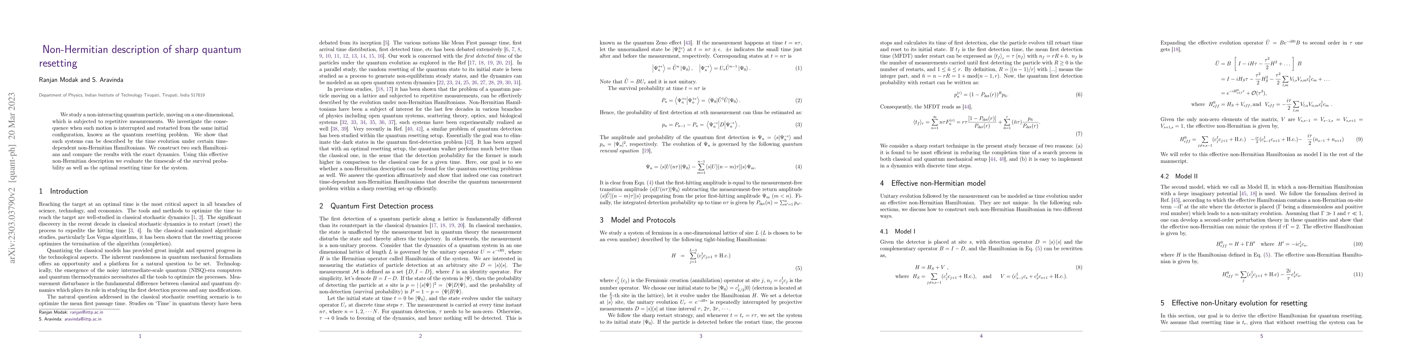 Thumbnail for Non-Hermitian description of sharp quantum resetting