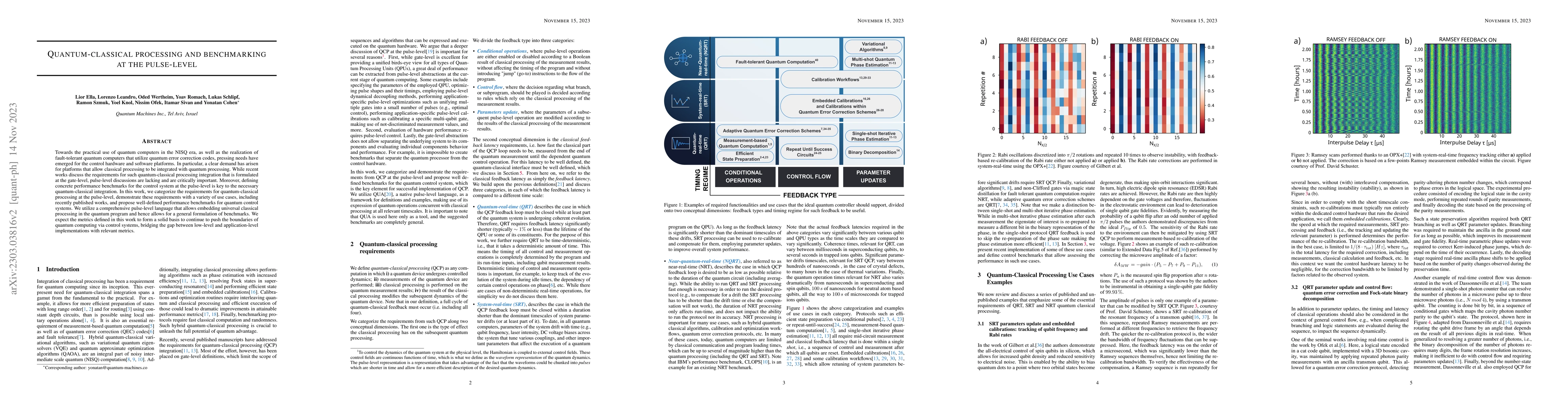 Thumbnail for Quantum-classical processing and benchmarking at the pulse-level