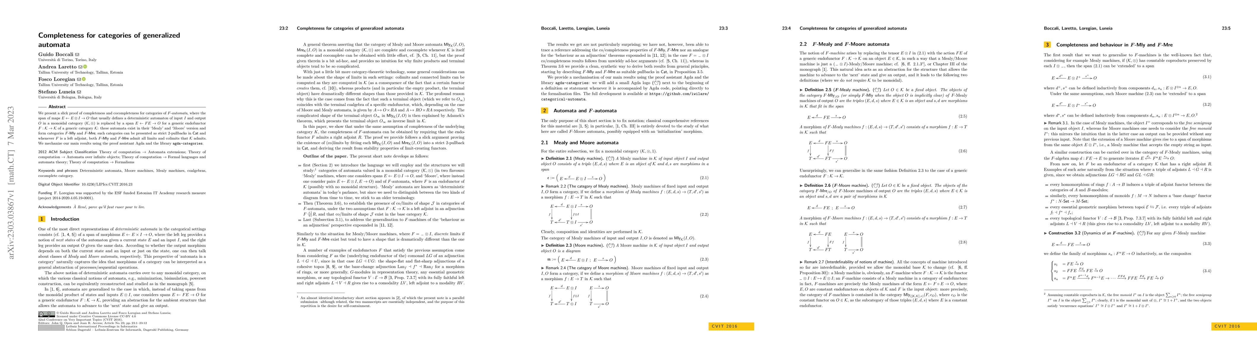 Thumbnail for Completeness for categories of generalized automata