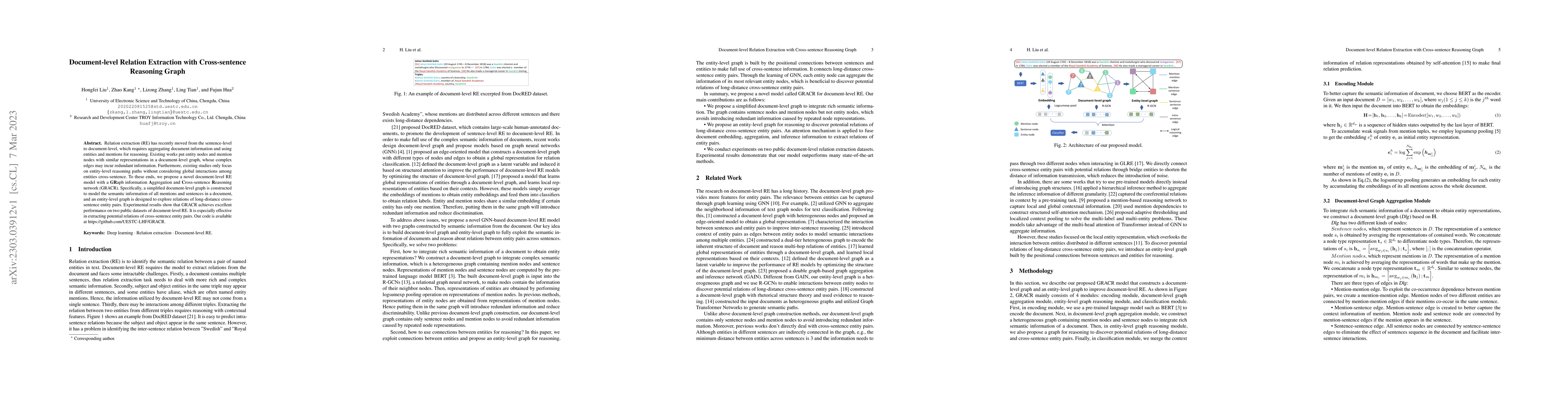 Thumbnail for Document-level Relation Extraction with Cross-sentence Reasoning Graph