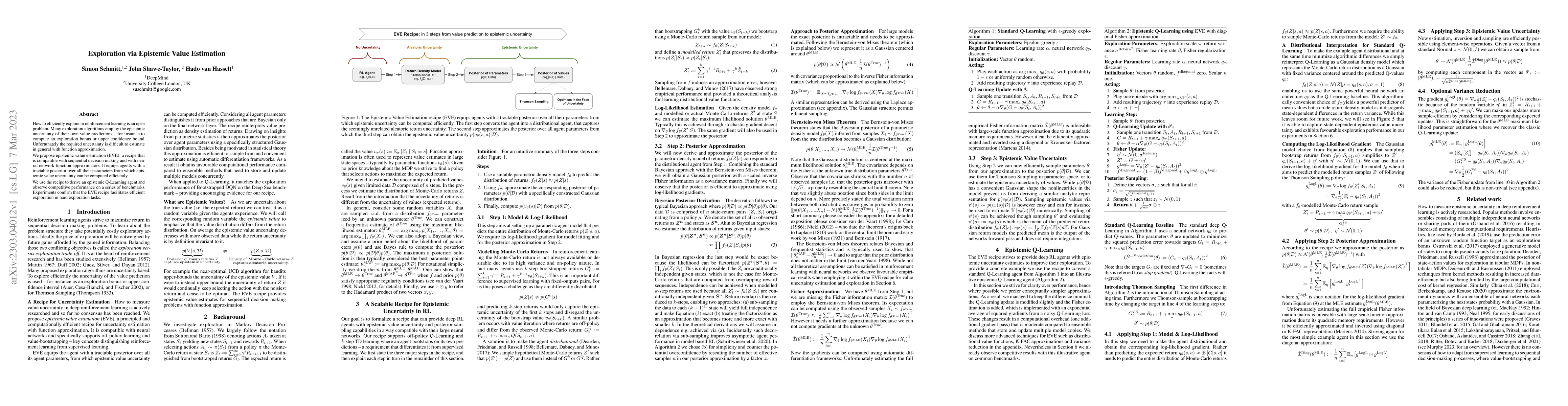 Thumbnail for Exploration via Epistemic Value Estimation