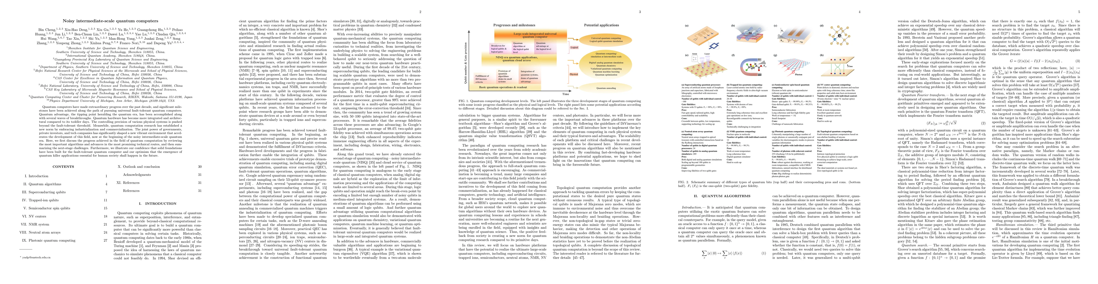 Thumbnail for Noisy intermediate-scale quantum computers