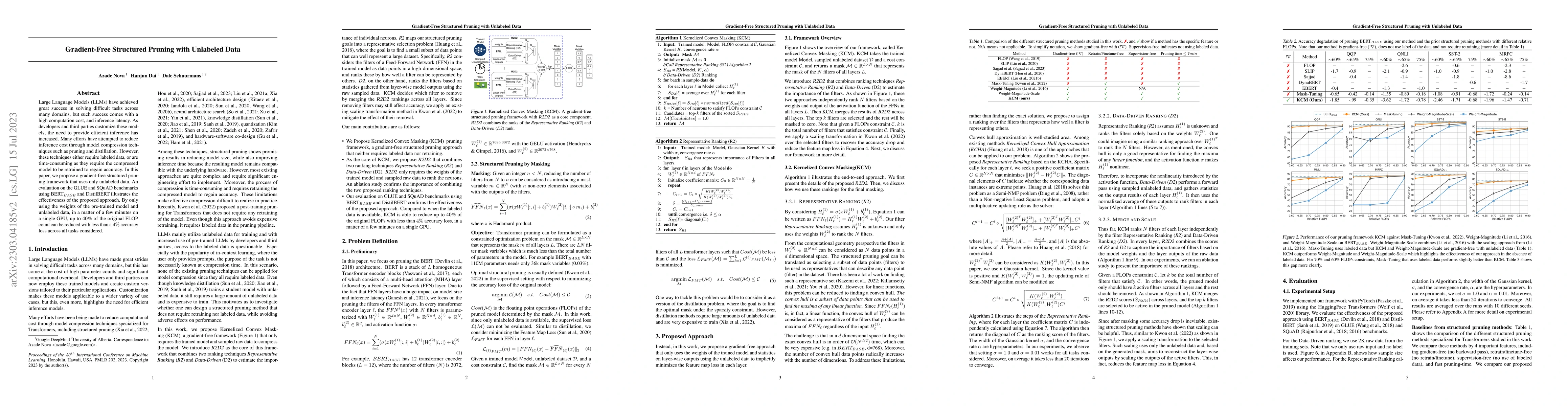 Thumbnail for Gradient-Free Structured Pruning with Unlabeled Data