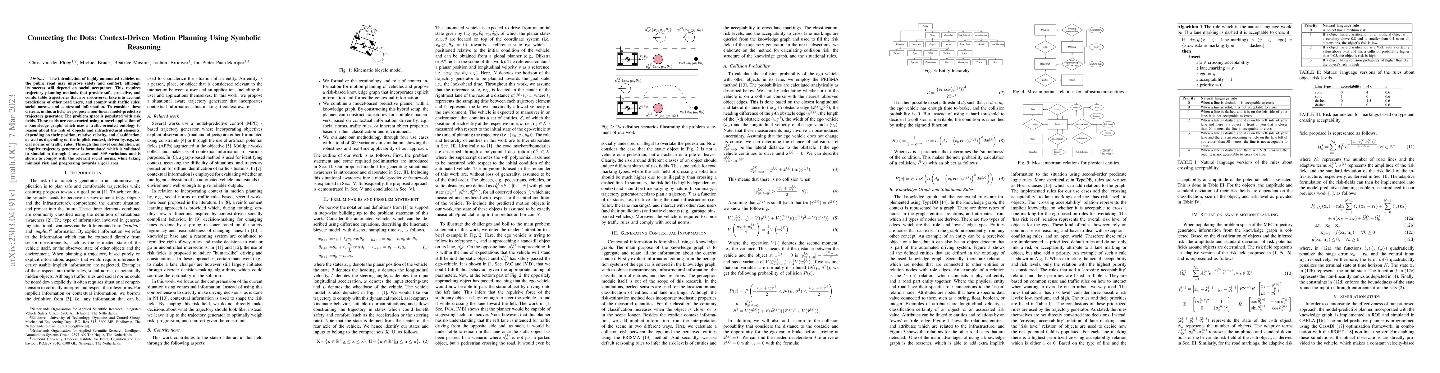 Thumbnail for Connecting the Dots: Context-Driven Motion Planning Using Symbolic
  Reasoning