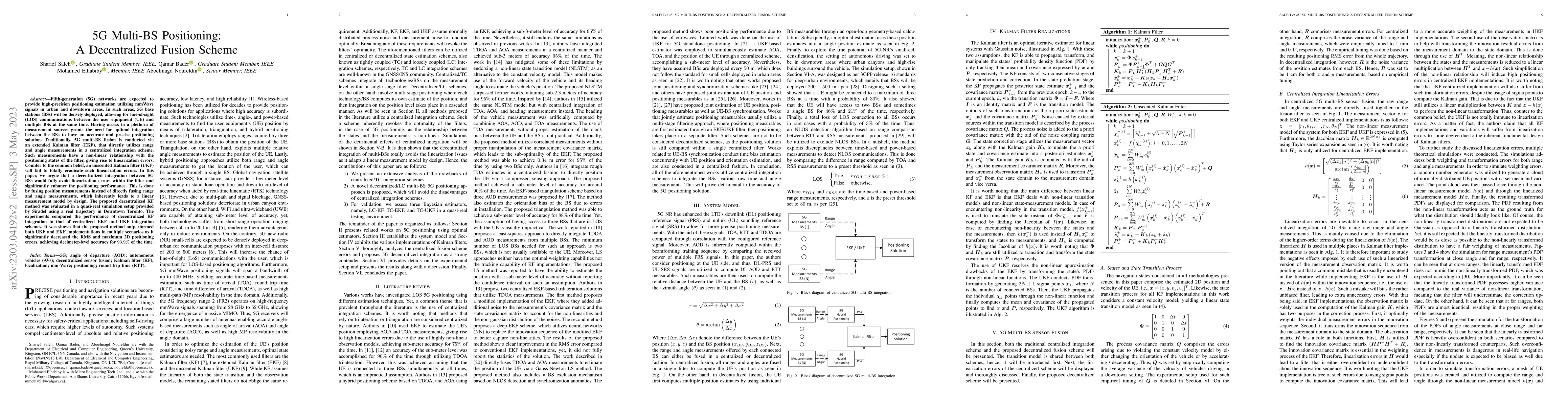 Thumbnail for 5G Multi-BS Positioning: A Decentralized Fusion Scheme
