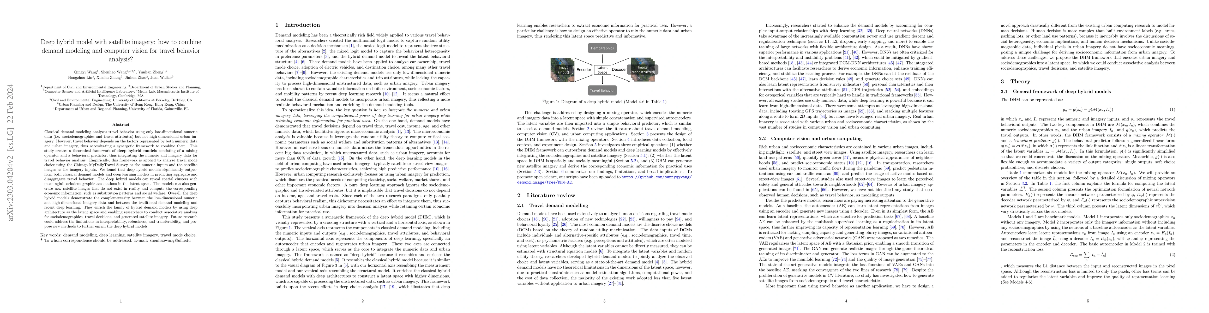 Thumbnail for Deep hybrid model with satellite imagery: how to combine demand modeling
  and computer vision for behavior analysis?