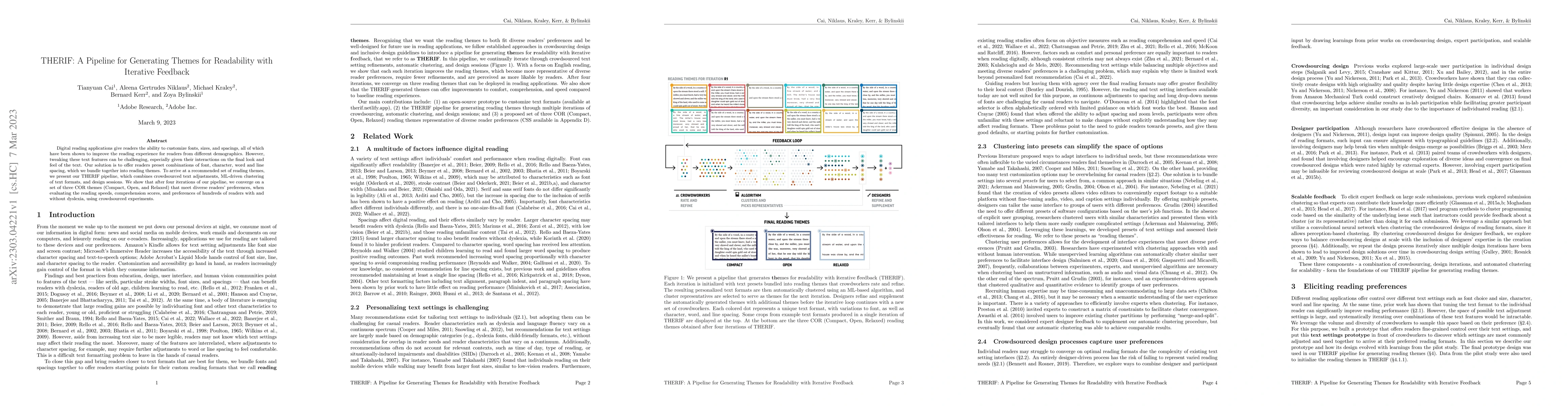 Thumbnail for THERIF: A Pipeline for Generating Themes for Readability with Iterative
  Feedback