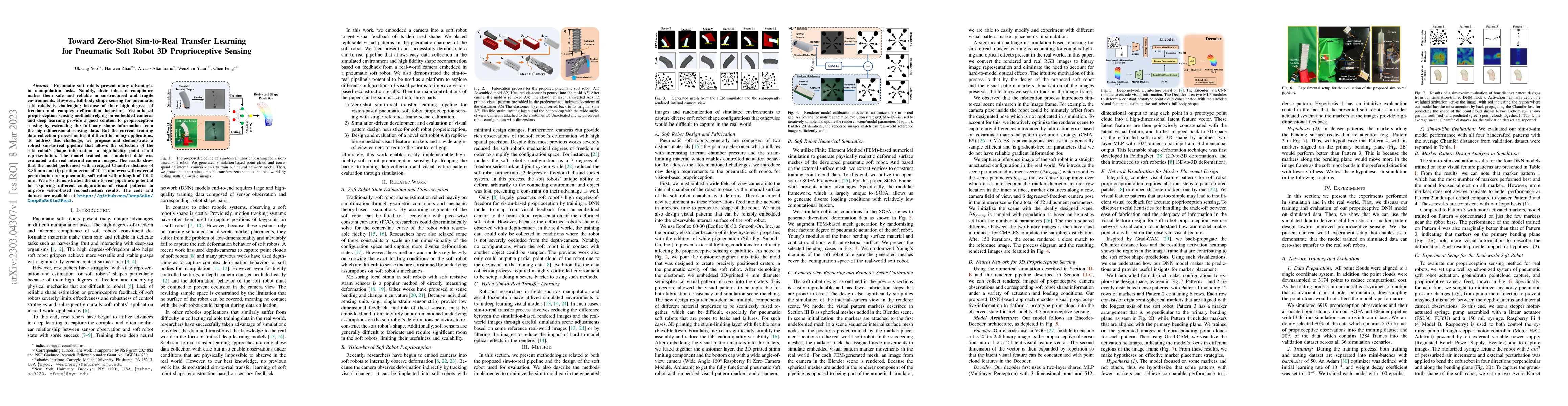 Thumbnail for Toward Zero-Shot Sim-to-Real Transfer Learning for Pneumatic Soft Robot
  3D Proprioceptive Sensing