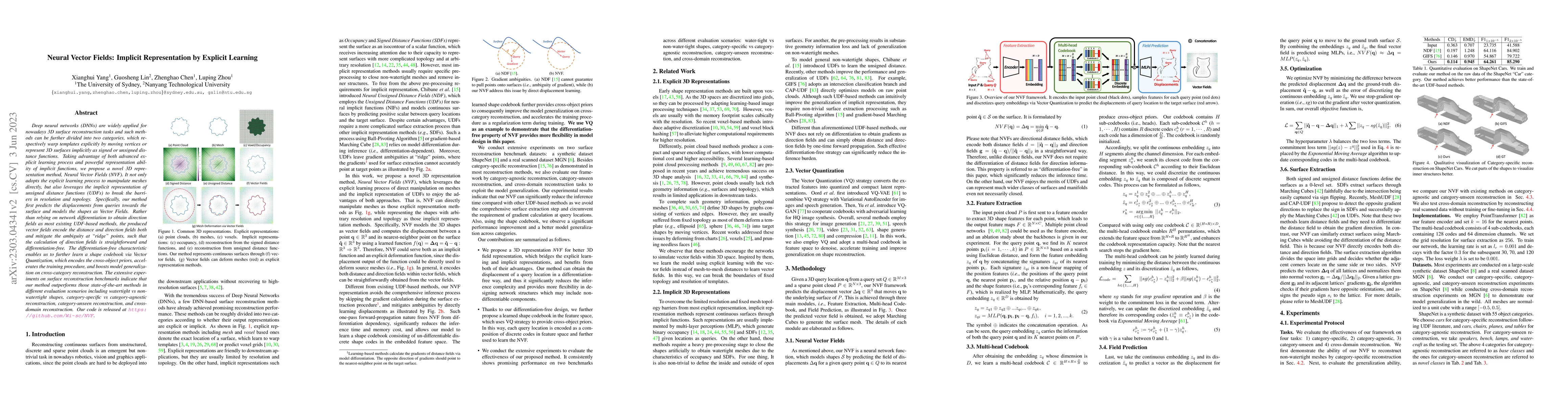 Thumbnail for Neural Vector Fields: Implicit Representation by Explicit Learning