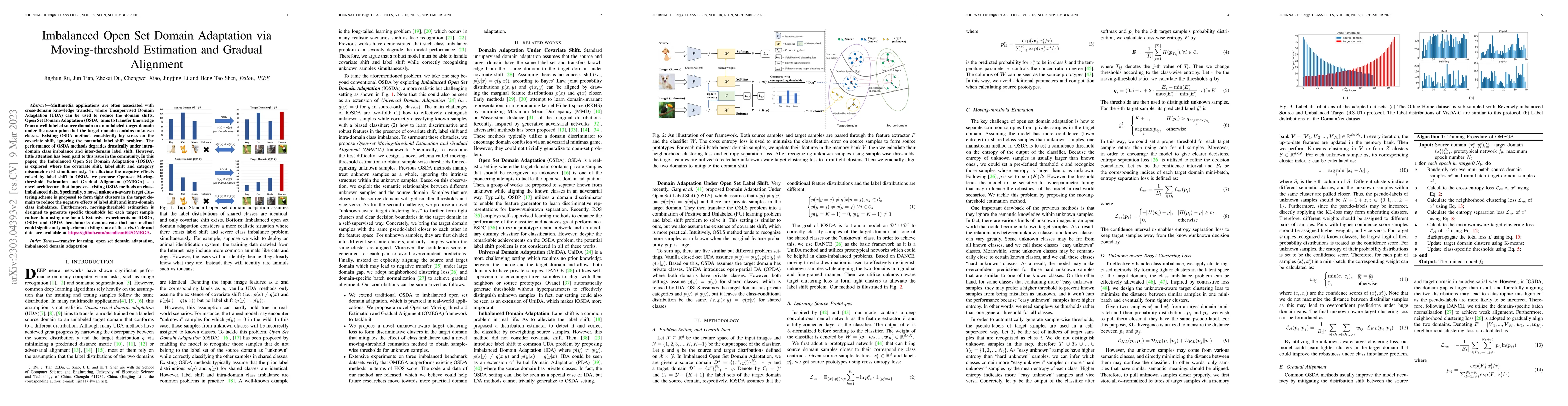 Thumbnail for Imbalanced Open Set Domain Adaptation via Moving-threshold Estimation
  and Gradual Alignment